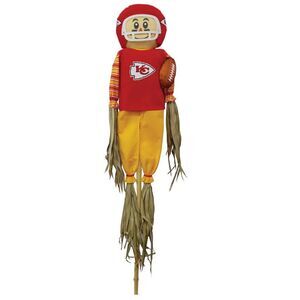 Scarecrow Kansas City Football Chiefs Halloween Yard Decoration 4 Foot Tall